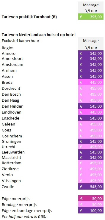 prijs yonimassage